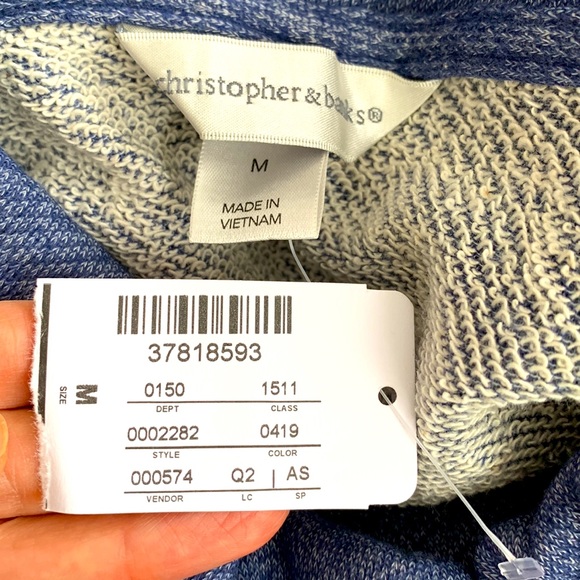 Christopher&Banks NWT cowl neck top - Picture 3 of 5